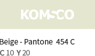 Beige - Pantone  454 C / C 10 Y 20